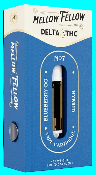 Mellow Fellow Cartridge Blueberry OG 1ml (Indica/D8)
