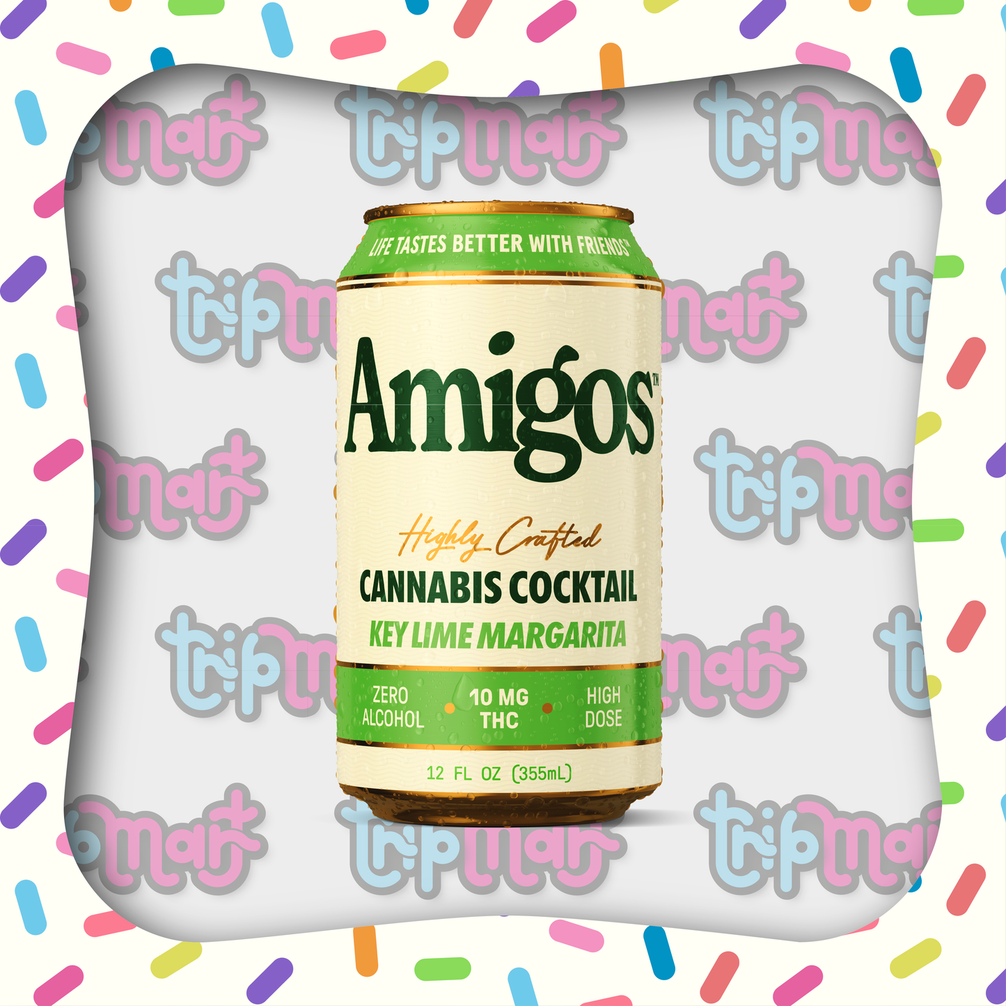 Amigos Drink – Key Lime Margarita | Bebida infusionada con 10mg THC
