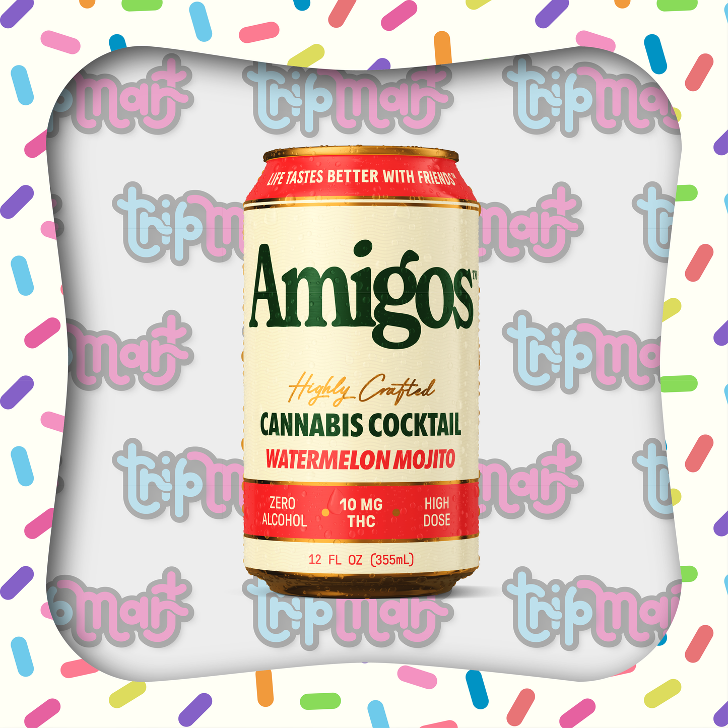 Amigos Drink – Watermelon Mojito | Bebida infusionada con 10mg THC
