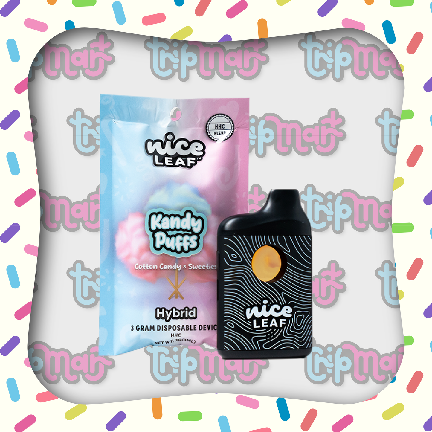 Nice Leaf – Kandy Puffs | Vape desechable HHC 3g (Hybrid)