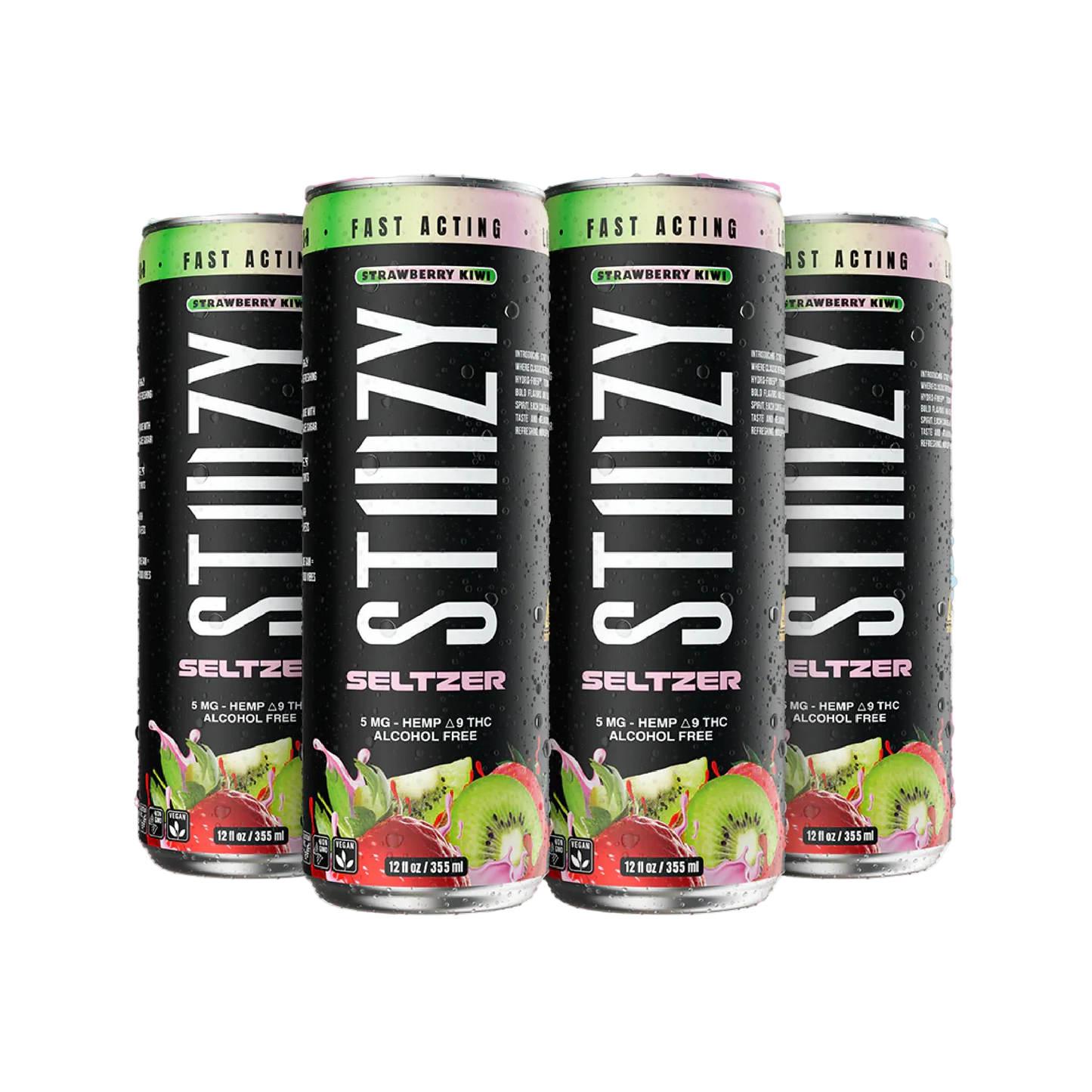 Stiiizy seltzer Strawberry Kiwi 5mg