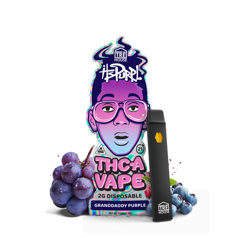 Tre House Vape itsPurpl Grandaddy Purple (THCa)