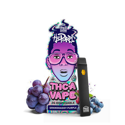 Tre House Vape itsPurpl Grandaddy Purple (THCa)