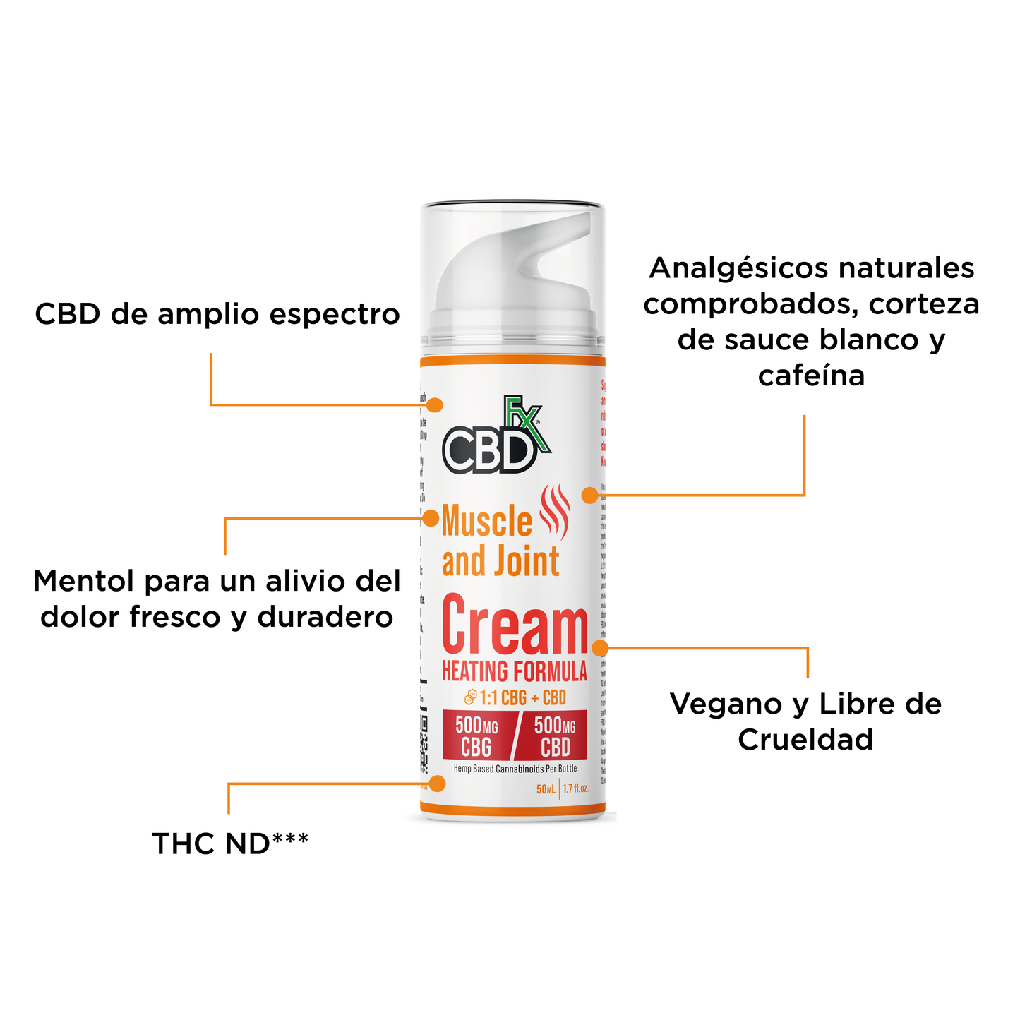 CBDFX MUSCLE AND JOINT HEATING FORMULA 