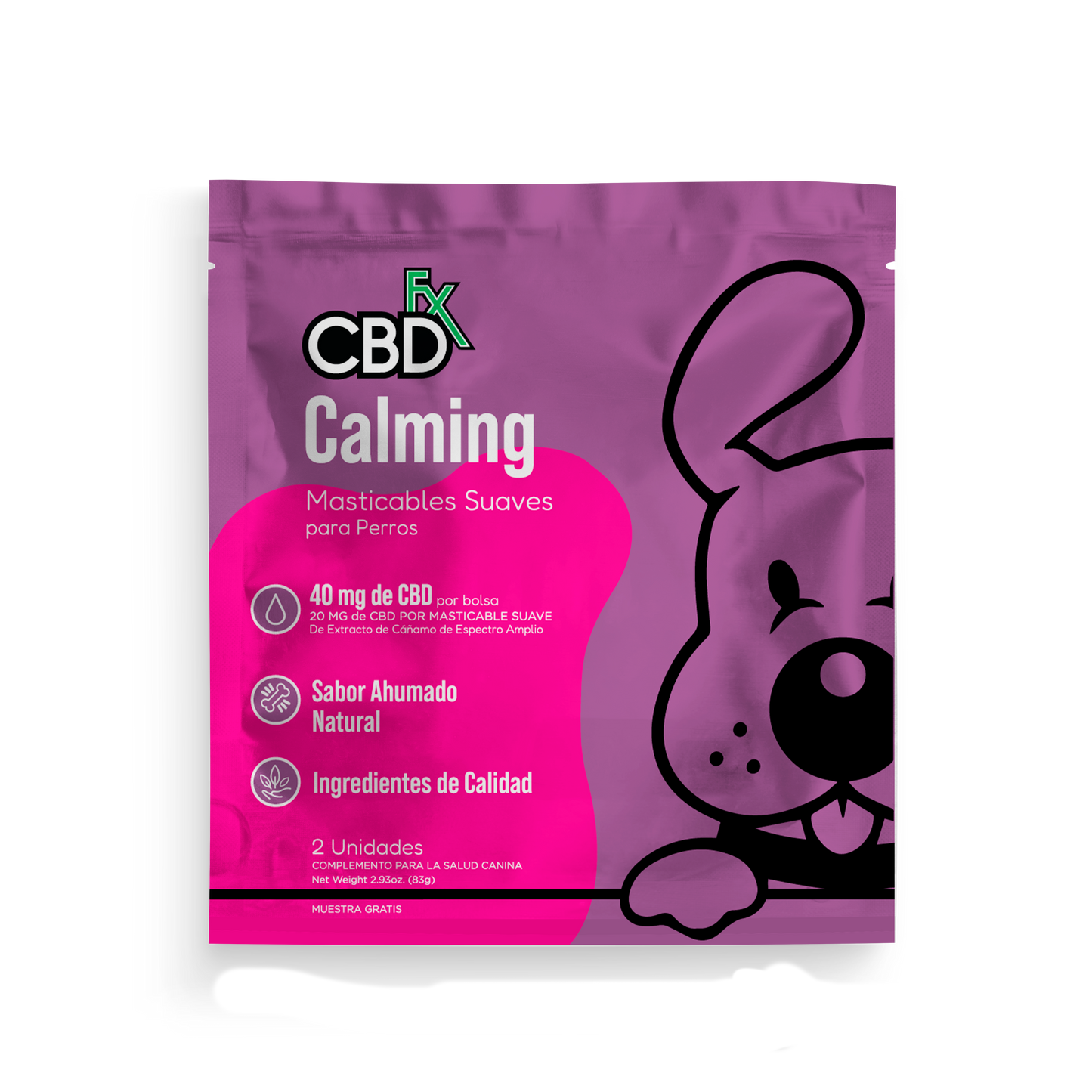 Premios para perros CBD: masticables calmantes 600mg