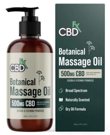 Aceite de masaje con CBD