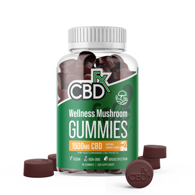 Gomitas de CBD y hongos funcionales 