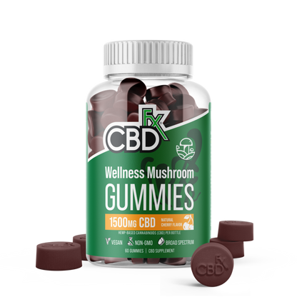 Gomitas de CBD y hongos funcionales 
