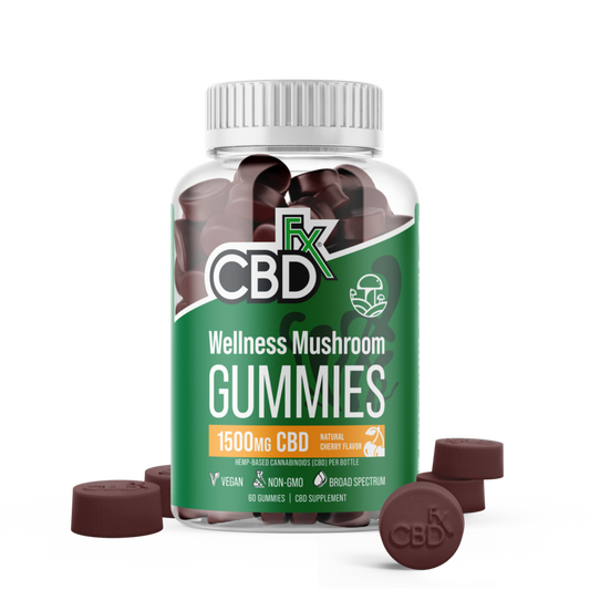 Gomitas de CBD y hongos funcionales 