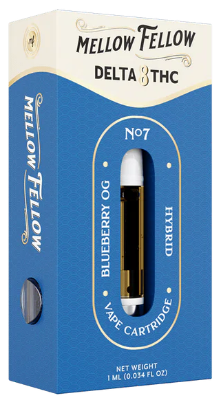Mellow Fellow Cartridge Blueberry OG 1ml (Indica/D8)