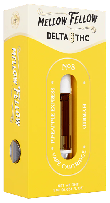 Mellow Fellow Cartridge Pineapple Express 1ml (Sativa/D8)
