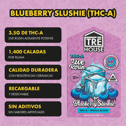 Tre House Pen Blueberry Slushie (THC-A/3.5G)