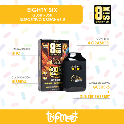 Eighty Six Vape Pen Gush Rush 4G (HHC)