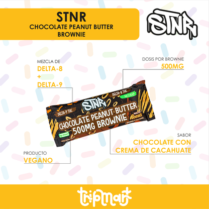 STNR Brownie Chocolate Peanut Butter D8/D9 (500mg)