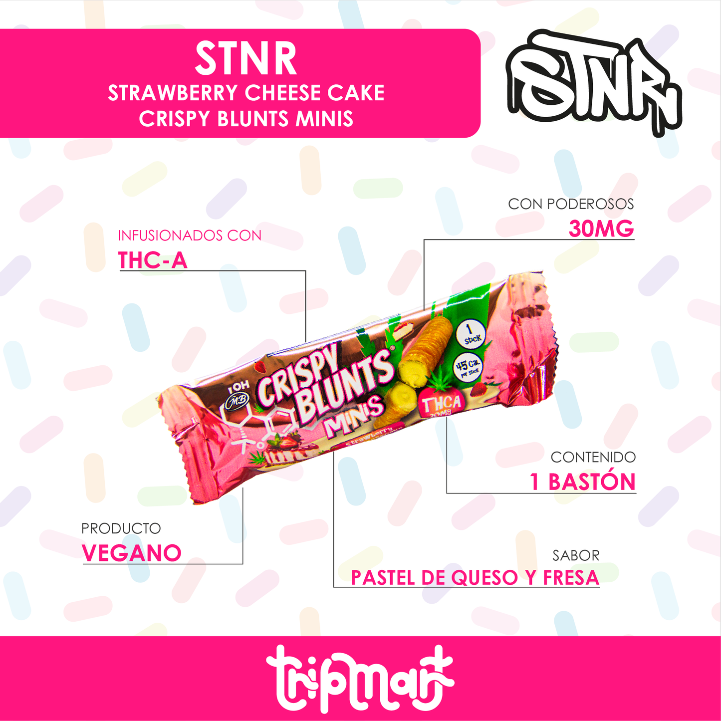 Crispy Blunts Mini Strawberry (THC-A)