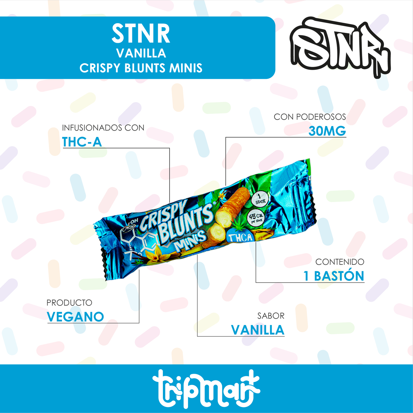 Crispy Blunts Mini Cookies & Cream (THC-A)