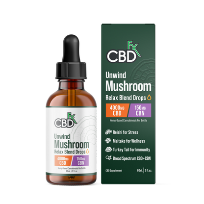 Aceite  relajante con CBD y Cordyceps 4000mg