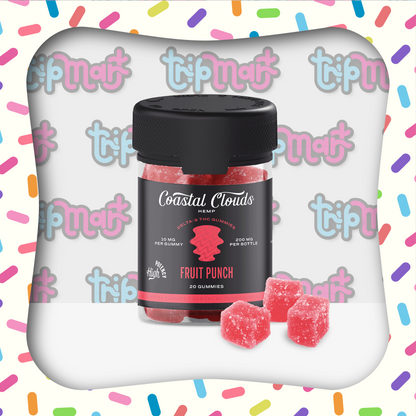 Coastal Clouds Gummies Fruit Punch 200mg 20ct (D9)