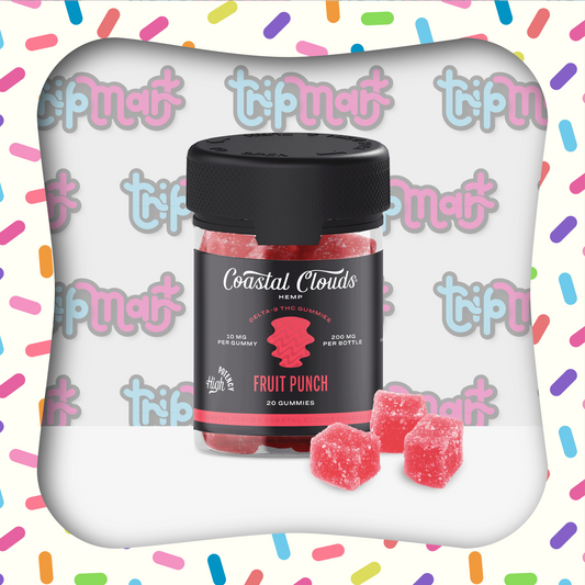 Coastal Clouds Gummies Fruit Punch 200mg 20ct (D9)