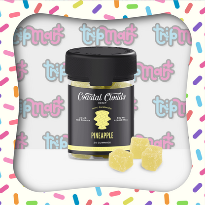 Coastal Clouds Gummies Pineapple 500mg 20ct (HHC)