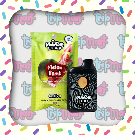 Nice Leaf – Melon Bomb | Vape desechable HHC 3g (Hybrid)