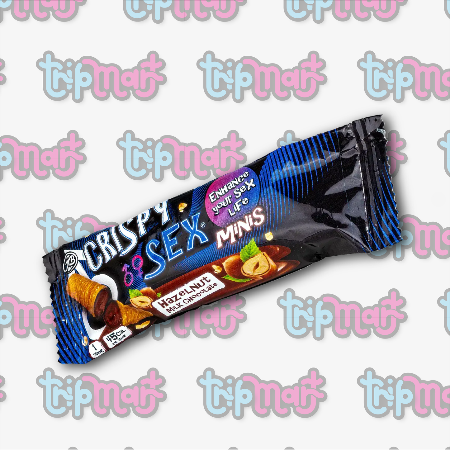 Crispy & SEX mini con crema de chocolate y avellanas