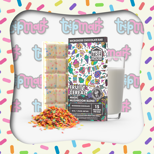 Tre House Chocolate Bar Magic Mushrooms Fruity Cereal