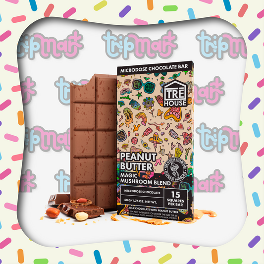 Tre House Chocolate Bar Magic Mushrooms Peanut Butter