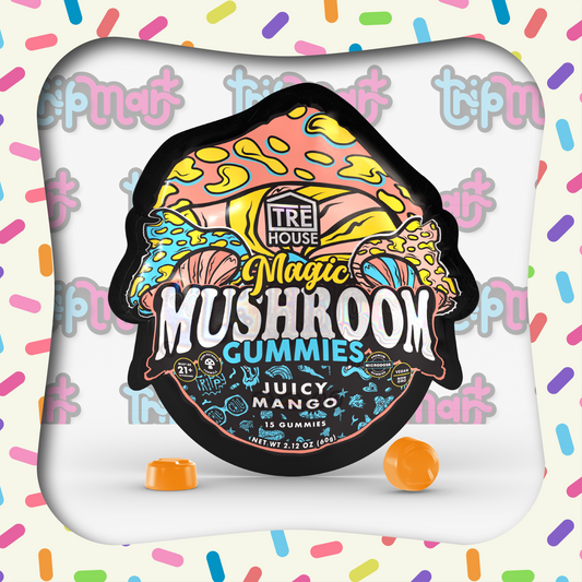 Tre House Gummies Magic Mushrooms Juicy Mango