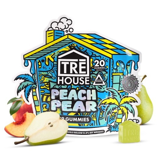 Tre House Gummies PeachPear D9 20ct