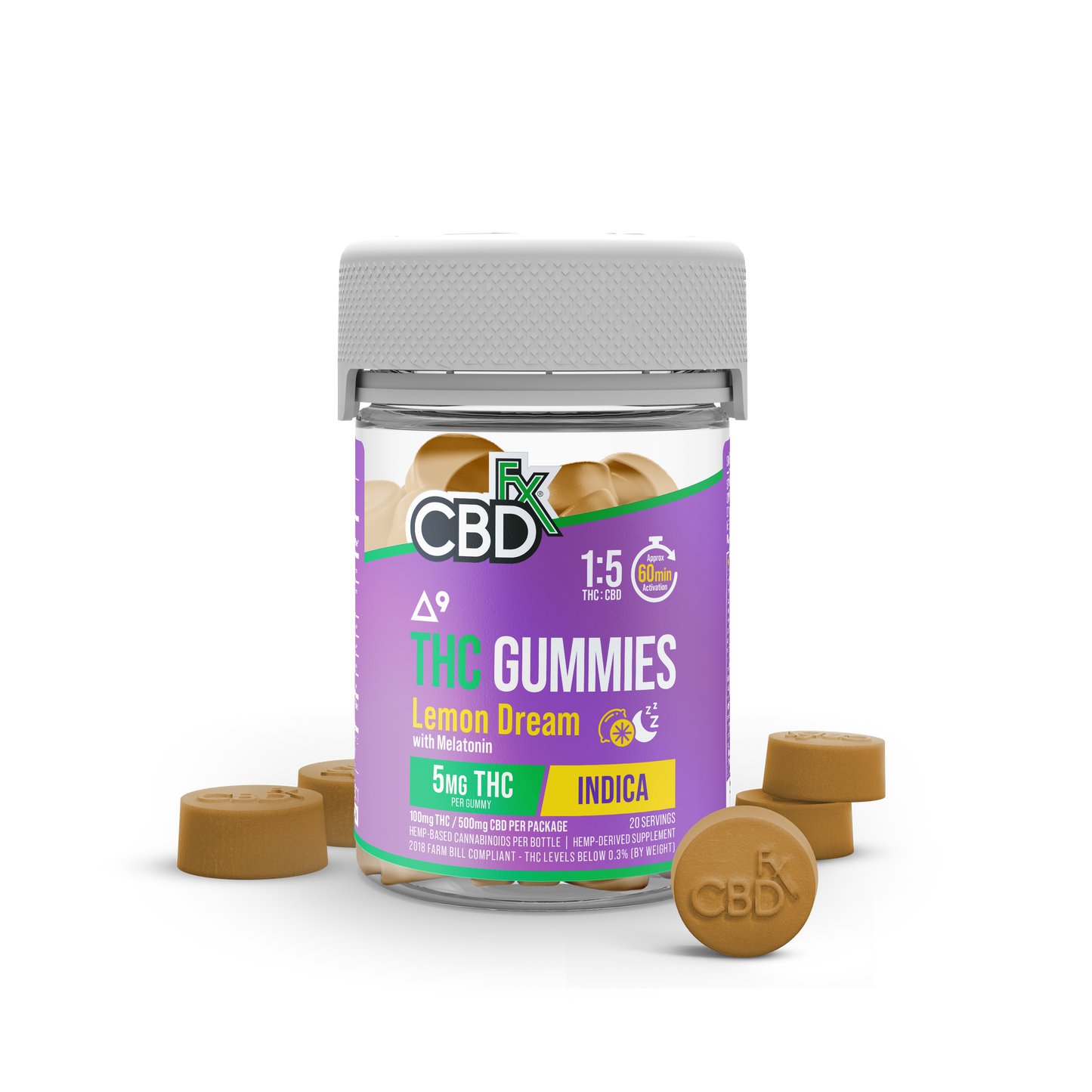 Gomitas para dormir con CBD + D9 Lemon Dream
