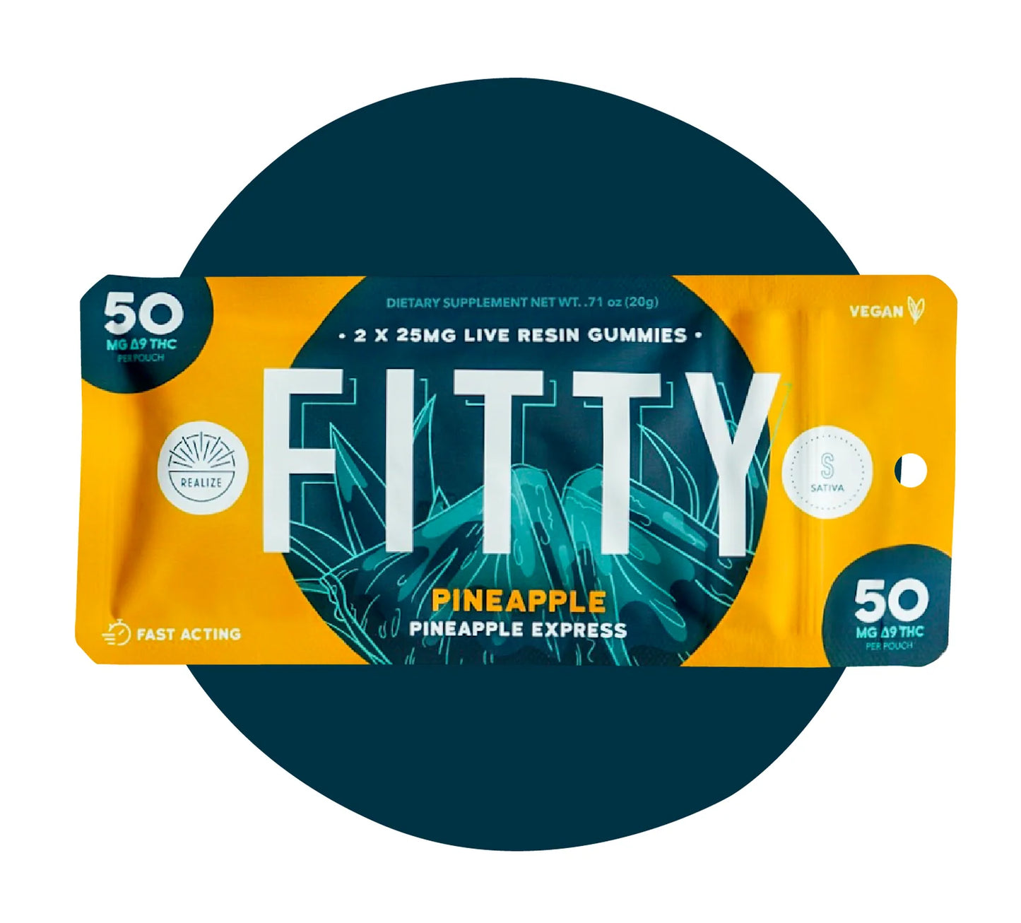 Realize Gummies FITTY Pineapple Express