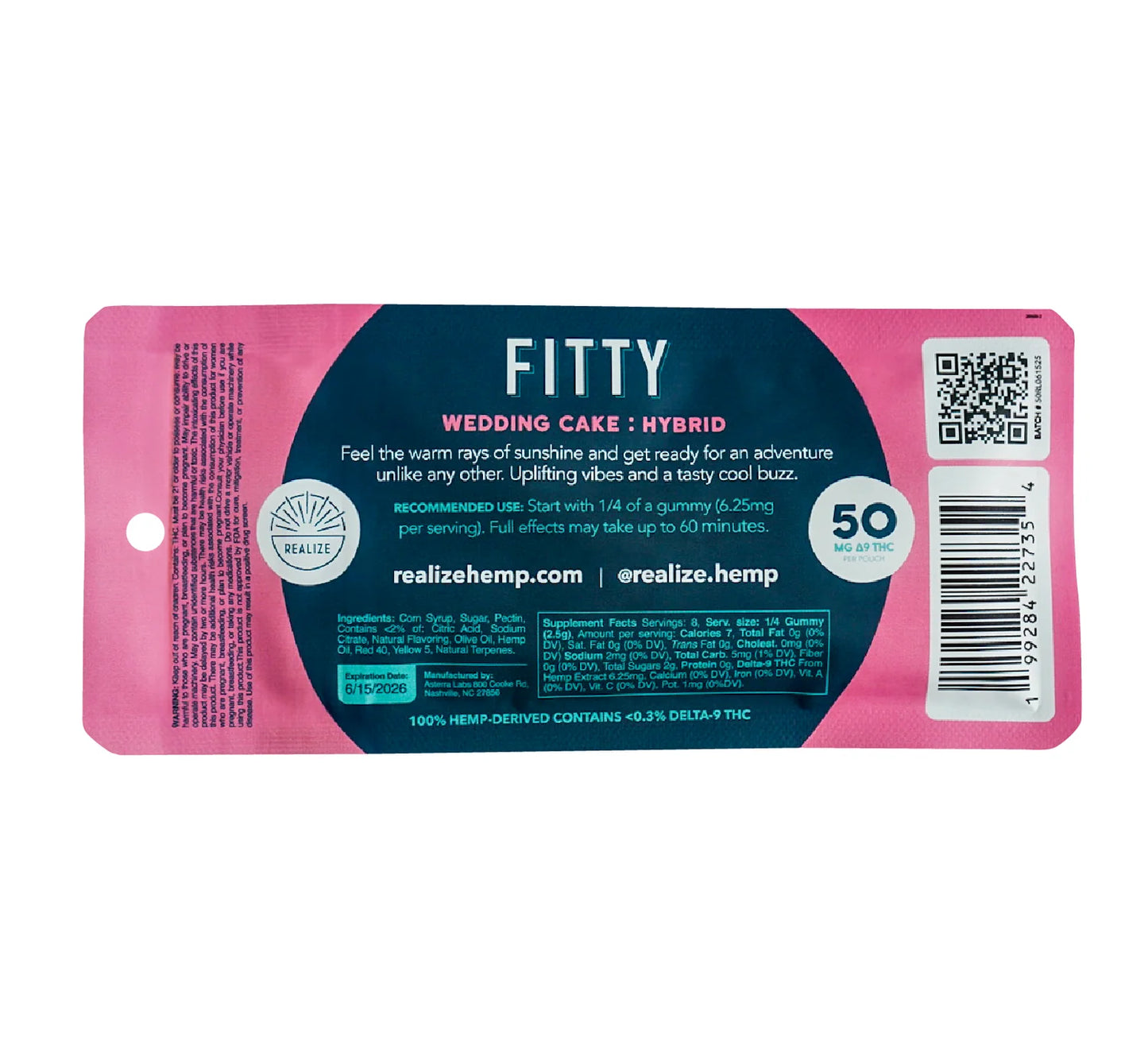 Realize Gummies FITTY Wedding Cake