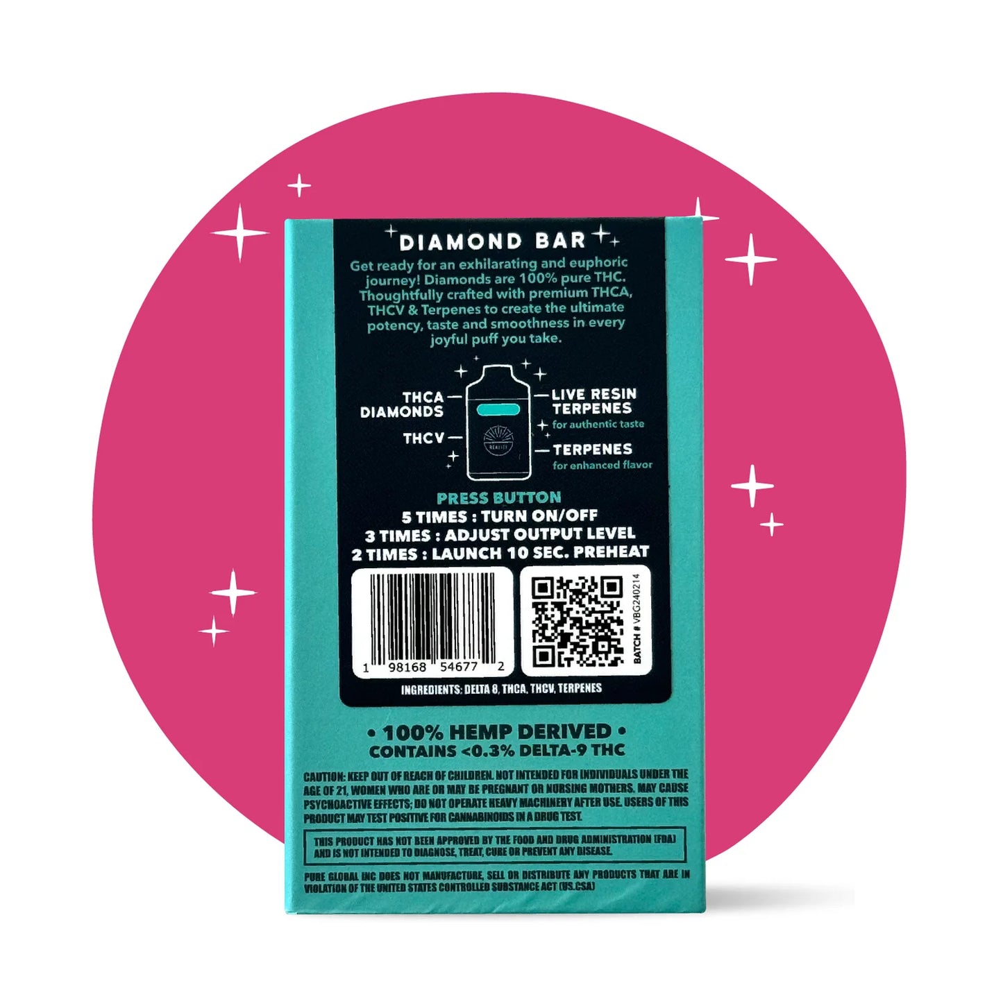 Realize Diamond Bar Berry Gelato 4G