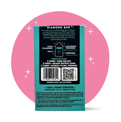 Realize Diamond Bar Wedding Cake 4G