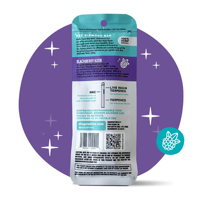 Realize Diamond Bar Blackberry Kush 2G (HHC)