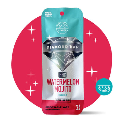 Realize Diamond Bar Watermelon Mojito 2G (HHC)