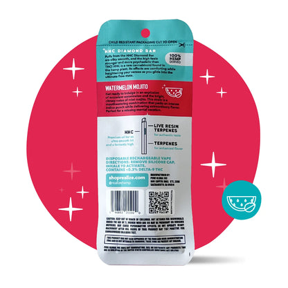 Realize Diamond Bar Watermelon Mojito 2G (HHC)